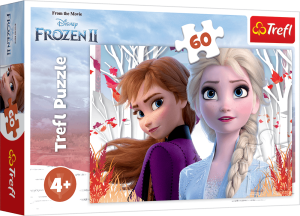 TREFL PUZZLE 60EL FROZEN ZACZAROWANY ŚWIAT ANNY I ELSY