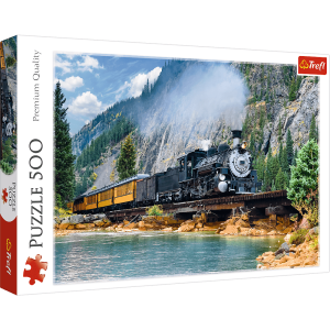 PUZZLE TREFL 500 ELEM GÓRSKI POCIĄG