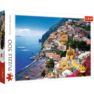 PUZZLE TREFL 500 ELEM POSITANO, WYBRZEŻE AMALFICKIE, WŁOCHY