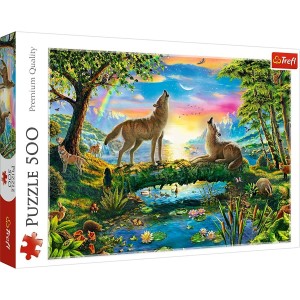 PUZZLE TREFL 500 ELEM WILCZA NATURA