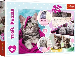PUZZLE TREFL 160 EL KOT KOTY KOCIAKI 15371