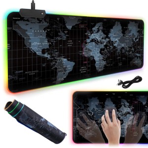 PODŚWIETLANA PODKŁADKA GAMINGOWA POD MYSZ LED XXL