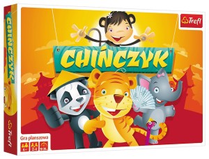 GRA CHIŃCZYK ILUSTROWANY ZWIERZĄTKA GRA PLANSZOWA TREFL