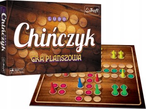 GRA CHIŃCZYK LUDO KLASYCZNY GRA PLANSZOWA TREFL