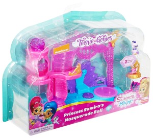 SHIMMER i SHINE BAL MASKOWY KSIĘŻNICZKI SAMIRY FISHER PRICE