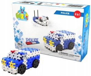 KLOCKI KONSTRUKCYJNE WAFLE MELI POLICJA 4w1 - 117 EL