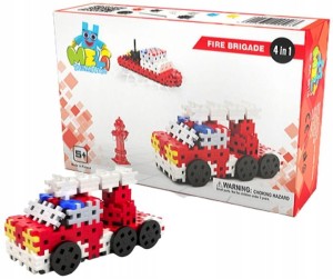 KLOCKI KONSTRUKCYJNE WAFLE MELI STRAŻ POŻARNA 4w1 - 124EL