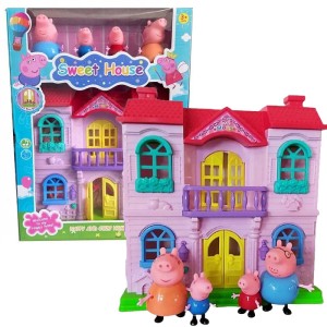 ŚWINKA PEPPA DOMEK RODZINKA + AKCESOWIA 