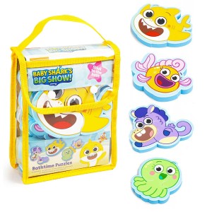 PUZZLE BABY SHIRK DO KĄPIELI CZAS NA KĄPIEL Z RYBKAMI