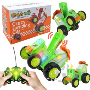 TRAKTOR CIĄGNIK ZDALNIE STEROWANY SKACZĄCY WESOŁY NA PILOTA