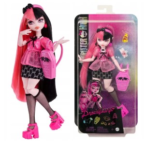 LALKA MONSTER HIGH DRACULAURA DAY OUT HKY71 + AKCESORIA