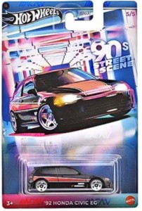 HOT WHEELS '92 HONDA CIVIC EG METAL JCB56