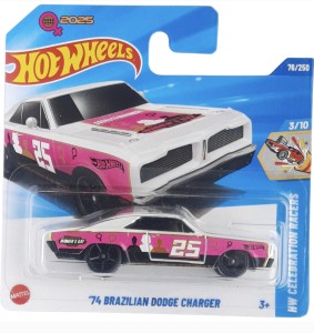HOT WHEELS '74 BRAZILIAN DODGE CHARGER METAL HYX20