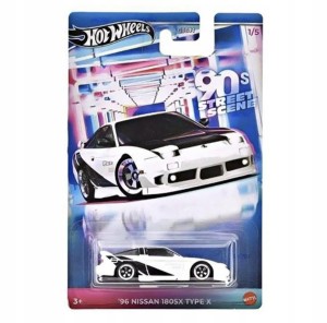 HOT WHEELS '96 NISSAN 180SX TYPEX METAL JCB57