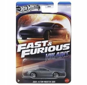 HOT WHEELS 2005 ASTON MARTIN DB9 FAST FURIOUS VILLAINS METAL SZYBCY WŚCIEKLI 