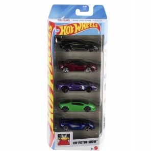 HOT WHEELS 5-PACK HW MOTOR SHOW METAL JBJ89