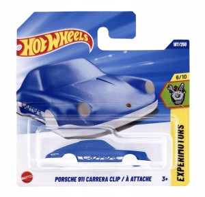 HOT WHEELS PORSCHE 911 CARRERA CLIP A ATTACHE BRELOK METAL JBC11