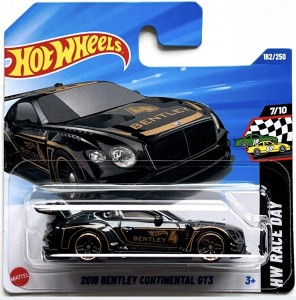 HOT WHEELS 2018 BENTLEY CONTINENTAL GT3 METAL JBB30